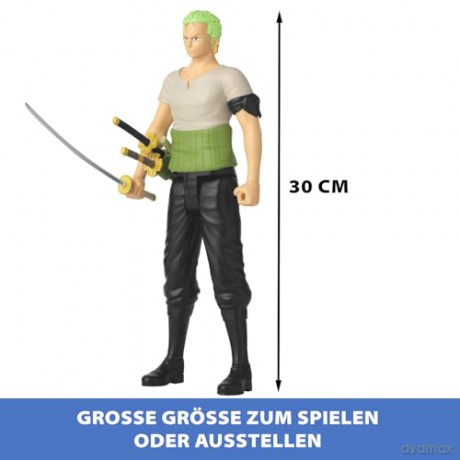 Bandai Anime Heroes Mega World Collectable One Piece Roronoa Zoro Action Figure 38332