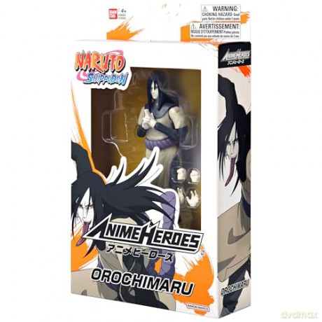 Bandai Anime Heroes Naruto Orochimaru Action Figure 36968