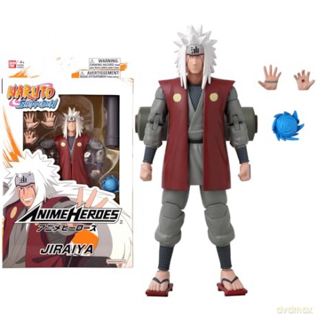 Bandai Anime Heroes Naruto Shippuden Jiraiya Action Figure 36965