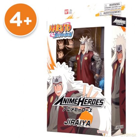 Bandai Anime Heroes Naruto Shippuden Jiraiya Action Figure 36965