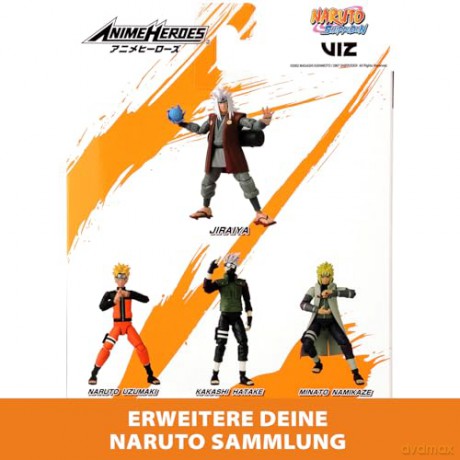 Bandai Anime Heroes Naruto Shippuden Jiraiya Action Figure 36965