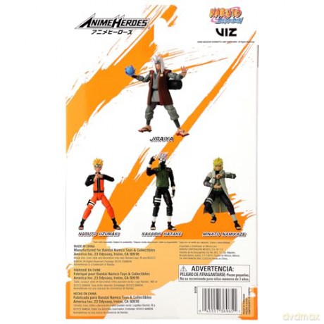 Bandai Anime Heroes Naruto Shippuden Jiraiya Action Figure 36965