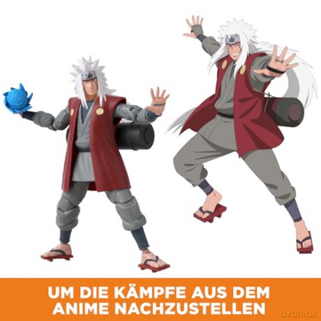 Bandai Anime Heroes Naruto Shippuden Jiraiya Action Figure 36965