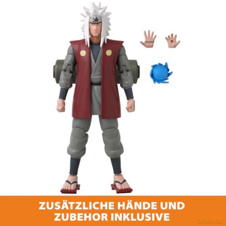 Bandai Anime Heroes Naruto Shippuden Jiraiya Action Figure 36965