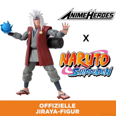Bandai Anime Heroes Naruto Shippuden Jiraiya Action Figure 36965
