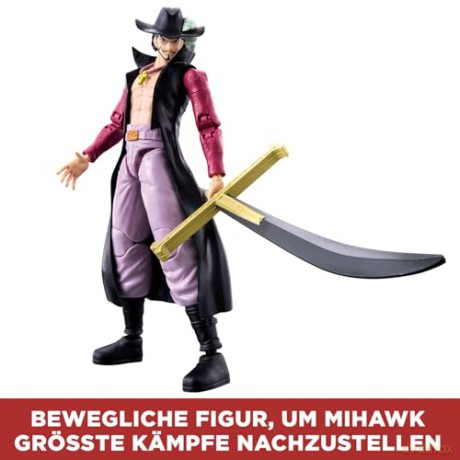 Bandai Anime Heroes One Piece Dracule Mihawk Action Figure 37053