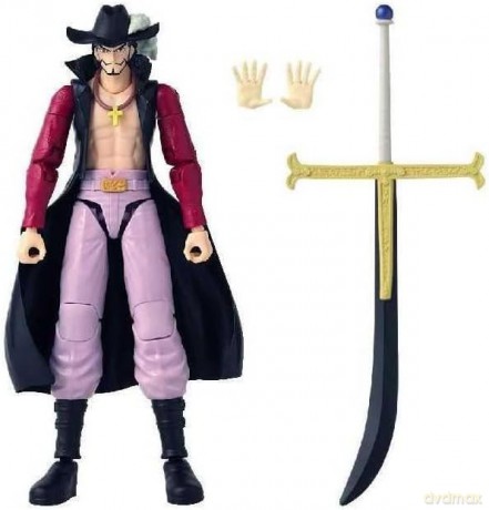 Bandai Anime Heroes One Piece Dracule Mihawk Action Figure 37053