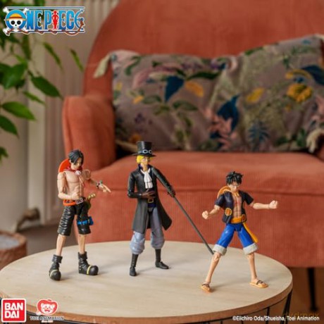 Bandai Anime Heroes One Piece Monkey D Luffy Dressrosa Version Action Figure 37007