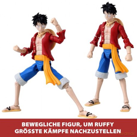 Bandai Anime Heroes One Piece Monkey D Luffy Renewal Version Action Figure 37008