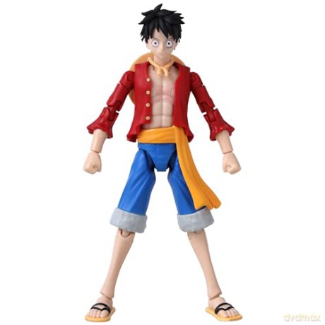 Bandai Anime Heroes One Piece Monkey D Luffy Renewal Version Action Figure 37008