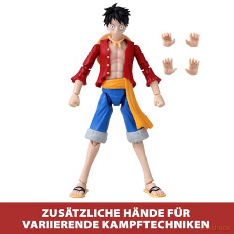 Bandai Anime Heroes One Piece Monkey D Luffy Renewal Version Action Figure 37008