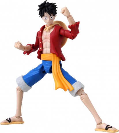 Bandai Anime Heroes One Piece Monkey D Luffy Renewal Version Action Figure 37008