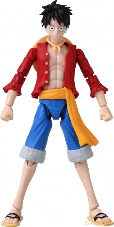 Bandai Anime Heroes One Piece Monkey D Luffy Renewal Version Action Figure 37008