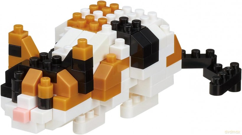 Bandai Nanoblock Animal Calicot Cat Building Block Figure NBC265