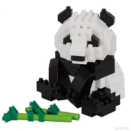 Bandai Nanoblock Animal Giant Panda Building Block Figure NBC328