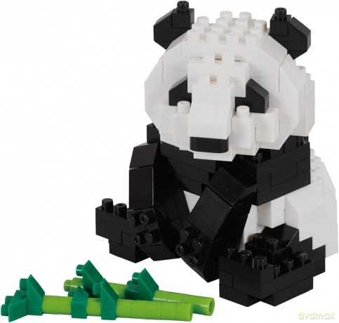 Bandai Nanoblock Animal Giant Panda Building Block Figure NBC328