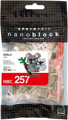 Bandai Nanoblock Animal Koala Building Block Figure NBC257