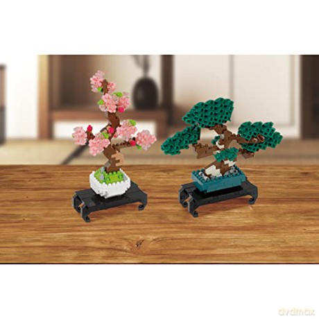 Bandai Nanoblock Object Bonsai Building Block Figure NBC224