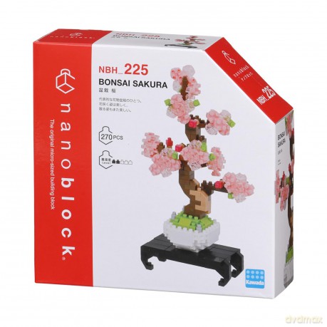 Bandai Nanoblock Object Pink Bonsai Building Block Figure NBC225