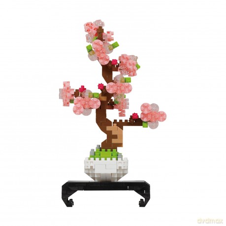 Bandai Nanoblock Object Pink Bonsai Building Block Figure NBC225