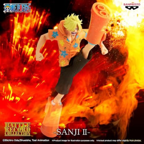 Banpresto Battle Record Collection One Piece Sanji Statue 21cm 29643