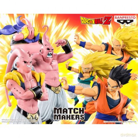Banpresto Match Makers Dragon Ball Z Gotenks Super Saiyan 3 Statue 11cm 28822