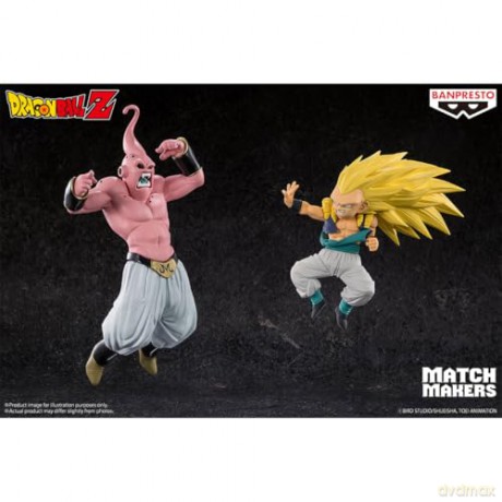 Banpresto Match Makers Dragon Ball Z Gotenks Super Saiyan 3 Statue 11cm 28822