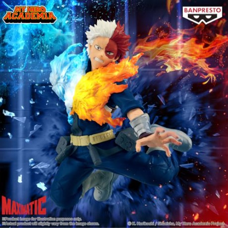 Banpresto Maximatic My Hero Academia Shoto Todoroki Statue 17cm 29374