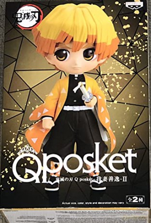 Banpresto Q Posket Demon Slayer Kimetsu No Yaiba Zenitsu Agatsuma II VerA Figure 14cm 18382