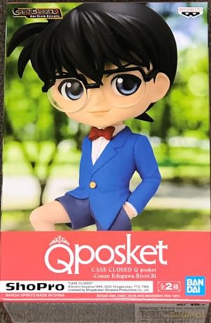 Banpresto Q Posket Detective Conan Conan Edogawa II VerB Figure 13cm 18252