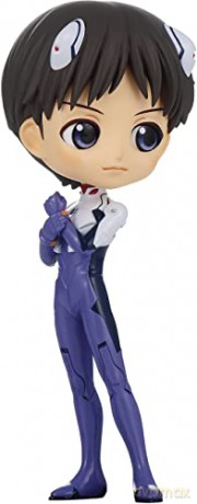 Banpresto Q Posket Evangelion New Theatrical Edition Shinji Ikari Plugsuit Style VerB Figure 14cm 18354