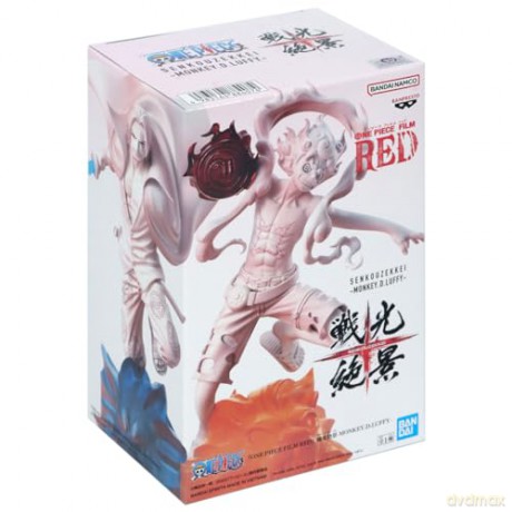 Banpresto Senkozekkei One Piece Film Red MonkeyDLuffy Statue 11cm 88407