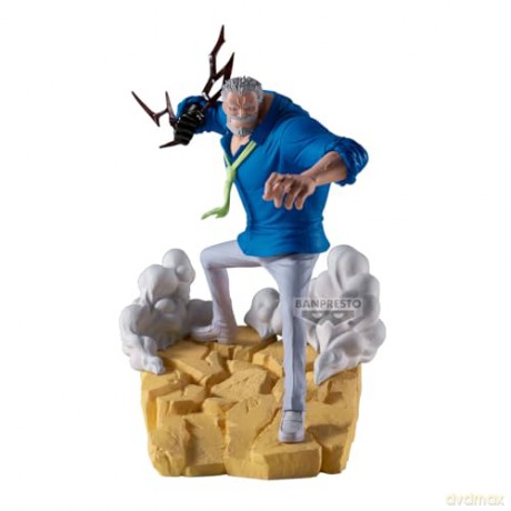 Banpresto Senkozekkei One Piece Monkey D Garp Statue 19cm 29761