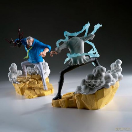 Banpresto Senkozekkei One Piece Monkey D Garp Statue 19cm 29761