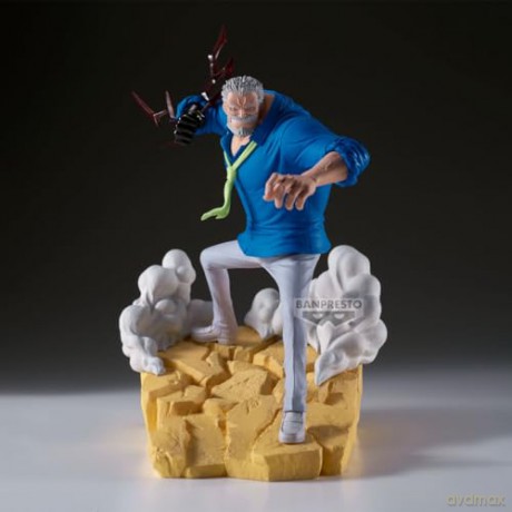 Banpresto Senkozekkei One Piece Monkey D Garp Statue 19cm 29761