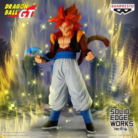 Banpresto Solid Edge Works Dragon Ball Gt Super Saiyan 4 Gogeta Statue 20cm 29756