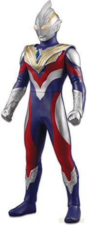 Banpresto Ultraman Trigger Soft Vinyl Style Heroes Ultraman Trigger Multi Type Statue 26cm 18325