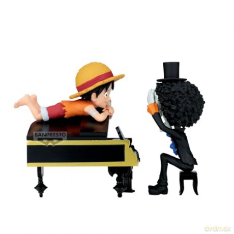 Banpresto World Collectable Figure Log Stories One Piece Monkey DLuffy Brook Statue 8cm 29640