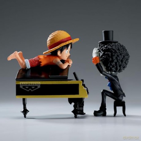 Banpresto World Collectable Figure Log Stories One Piece Monkey DLuffy Brook Statue 8cm 29640