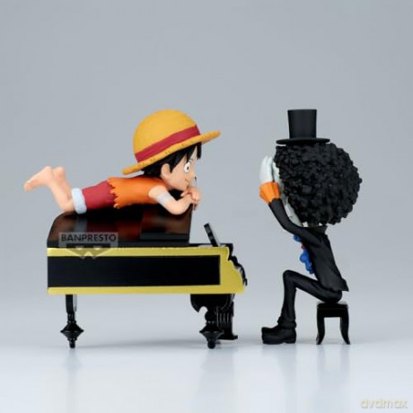 Banpresto World Collectable Figure Log Stories One Piece Monkey DLuffy Brook Statue 8cm 29640