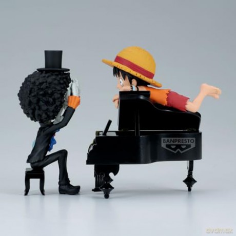 Banpresto World Collectable Figure Log Stories One Piece Monkey DLuffy Brook Statue 8cm 29640