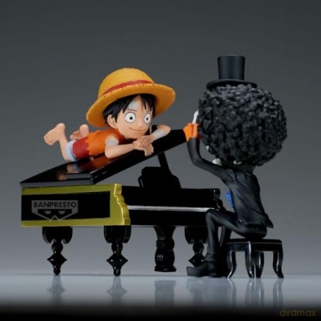 Banpresto World Collectable Figure Log Stories One Piece Monkey DLuffy Brook Statue 8cm 29640