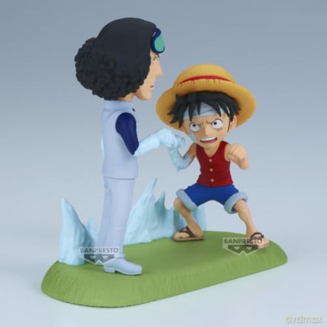 Banpresto World Collectable Figure Log Stories One Piece MonkeyDLuffy Vs Kuzan Statue 28688