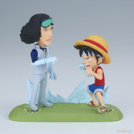 Banpresto World Collectable Figure Log Stories One Piece MonkeyDLuffy Vs Kuzan Statue 28688
