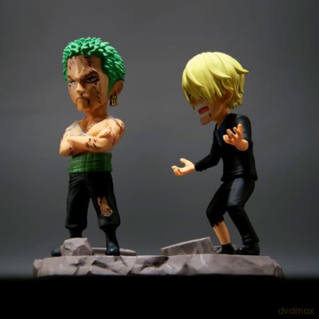 Banpresto World Collectable Figure Log Stories One Piece Roronoa Zoro Sanji Figures 8cm 29523