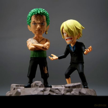 Banpresto World Collectable Figure Log Stories One Piece Roronoa Zoro Sanji Figures 8cm 29523