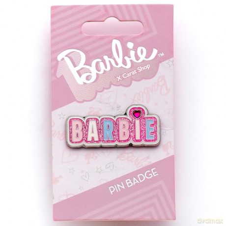 Carat Shop Barbie Sparkly Logo Pin Badge BMPB0004
