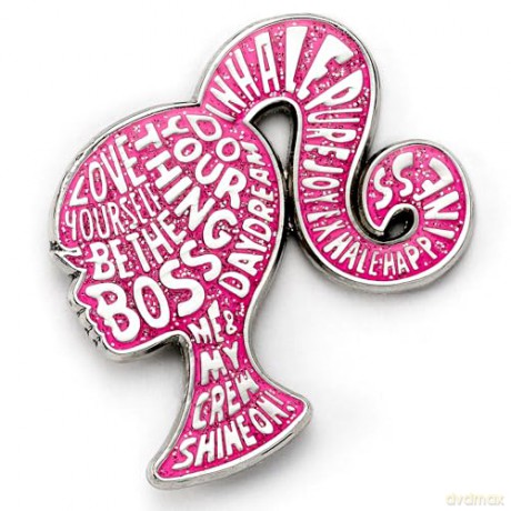 Carat Shop Barbie Sparkly Silhouette Enamel Pin Badge BMPB0002