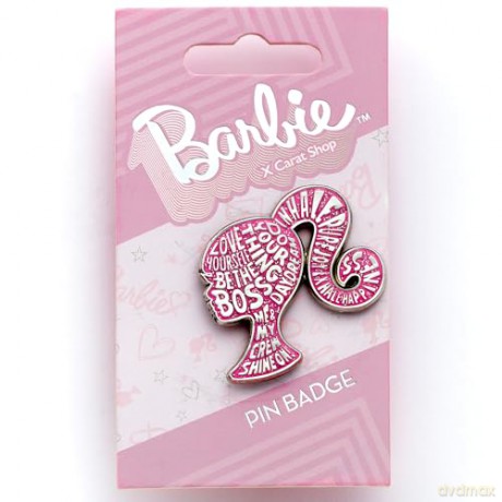 Carat Shop Barbie Sparkly Silhouette Enamel Pin Badge BMPB0002
