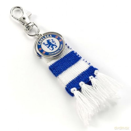 Carat Shop Chelsea FC Blue Stripe Scarf and Logo Backpack Hanger CFCBH002